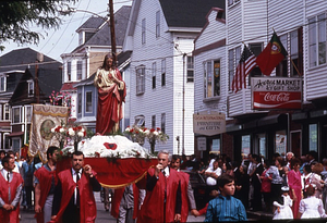 Statue of Jesus in procession