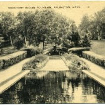 Menotomy Indian Fountain. Arlington, Mass.