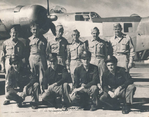 Crew members of E. J. McLaughlin's B-24