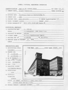 Hamilton Manufacturing Company - Storehouse