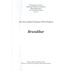 Brundibar program, 2006.