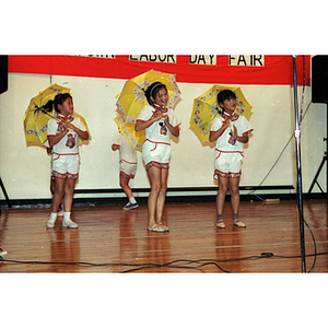 Performers at Labor Day Fair in Chinatown