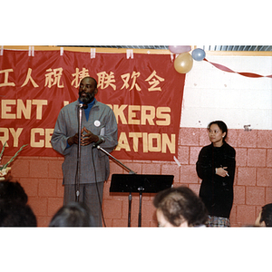 Mel King speaking