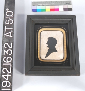 Silhouette of Abraham Lincoln (1809-1865)