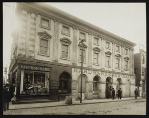 Exterior view of the Brick Market, Newport, R.I., undated