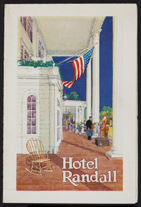 Brochure for the Hotel Randall, North Conway, New Hampshire, 1920s