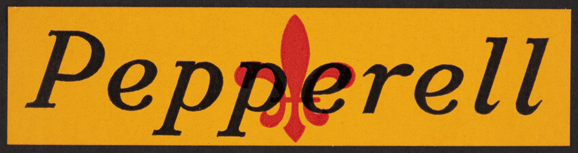 Label for the Pepperell Spring Water Company, Pepperell, Mass., undated