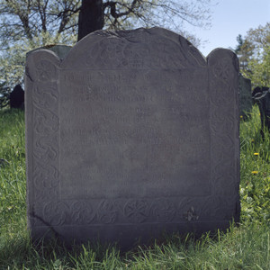 Tristram Coffin gravestone, Coffin House, Newbury, Mass.