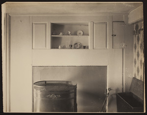 Interior view of the Williams House, ca. 1915