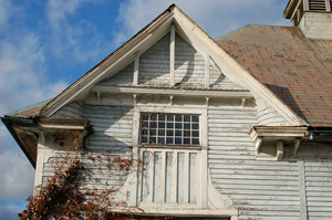 Left gable of the Queen Anne Horse Barn
