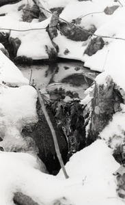 Stream, with snow and ice