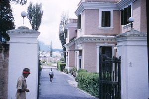 Gate in wealthy area of Kathmandu