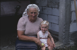 Mileva, granddaughter, and family