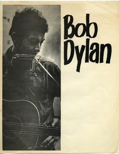 Bob Dylan [blank concert poster to be filled in]
