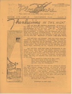 Civilian Public Service Camp Newsletter Collection, 1941-1944