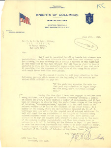Letter from H. C. Shields to W. E. B. Du Bois
