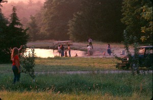 Evening at the swimming hole