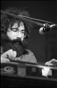 New Riders of the Purple Sage opening for the Grateful Dead at Sargent Gym, Boston University: Jerry Garcia on pedal steel guitar