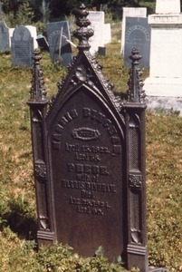 East Lempster (New Hampshire) gravestone: Bingham, Harris and Peebe
