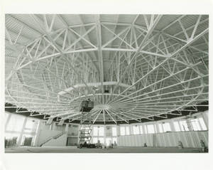 Interior View of Blake Arena during Final Construction