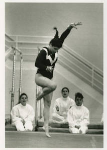 1991-1992 Springfield College gymnast