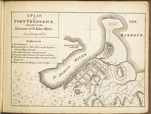 A plan of Fort Frederick, situated at the entrance of St. John's River : lat 47 long. 66 30'