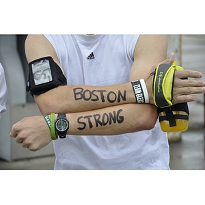 "Boston Strong" body art