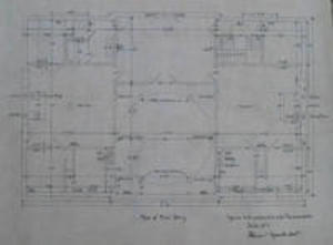 Van Rensselaer House floor plan, third floor, ca. 1895