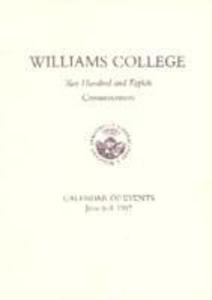 Program for the Williams College Commencement week exercises, 1997