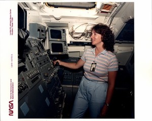 Teacher in Space Trainees Undergo Training for STS 51-L Mission