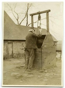 Man working a well