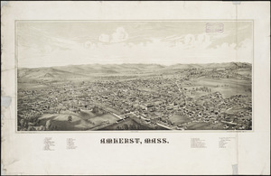 Bird's-eye view of Amherst