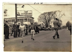 First place runner in the 1939 Teldford Marathon Boys Race