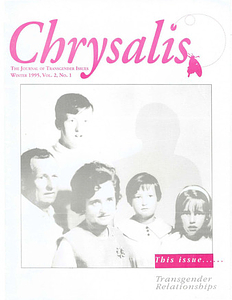 Chrysalis Quarterly, Vol. 2 No. 1 (Winter, 1995)