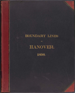 Atlas of the boundaries of the town of Hanover, Plymouth County