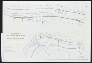 Resurvey of the Connecticut River, 1897. Plate I: Between Enfield Dam and Hartford. Sheet 1