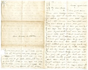 Emily Dickinson letter to Miss Emily E. Fowler