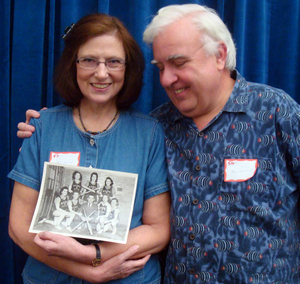 Patricia and Jack Vallely at the Waltham Mass. Memories Road Show