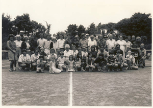 Wayland Center mixed up doubles Labor Day tennis tournament 1986