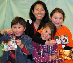 Mi Kim, Nathan Kim, Jordon Kim, and Amanda Kim at the Duxbury Mass. Memories Road Show