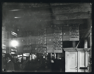 Destination board, Park Street Station