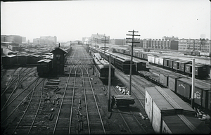 Boston and Albany coach yards, now the site of the Prudential Center