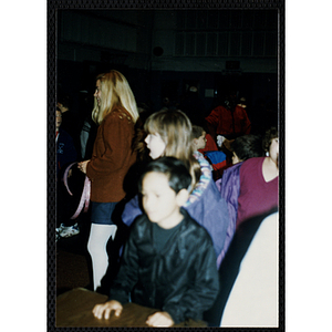 Children attend a Halloween event