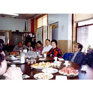 Chinese Progressive Association members at a meeting