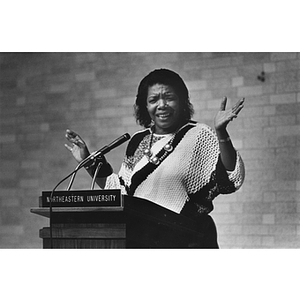 Guest speaker Maya Angelou