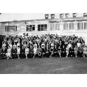 Class of 1954 at ten-year reunion