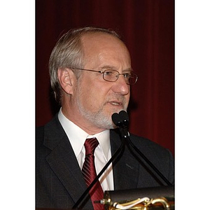 Unknown speaker at the Alumni Ball