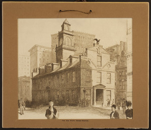 Old State House, Washington Street, Boston, Mass., ca. 1854