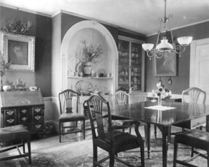 Alexander Wadsworth Longfellow House, 37 South St., Portland, Me., Dining Room..
