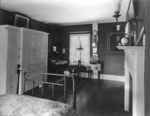 Loring House, Loring St., Weston, Mass., Bedroom.